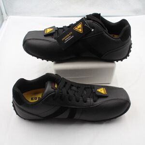 Eurostar Mike SR Comfort Fit Slip Resistant Work Shoes Black Memory Foam Sz 8